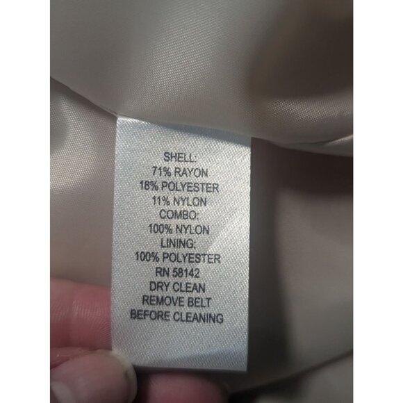 NWT London Times Champagne Peplum Sheath Dress Weddings Cocktail Parties sz 4 - Picture 10 of 12